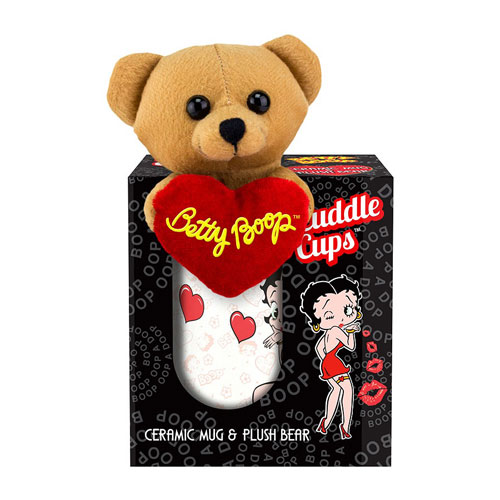 Betty Boop Kisses Ceramic Mug with Teddy Bear